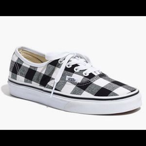 Madewell Vans Authentic Checker Sneaker